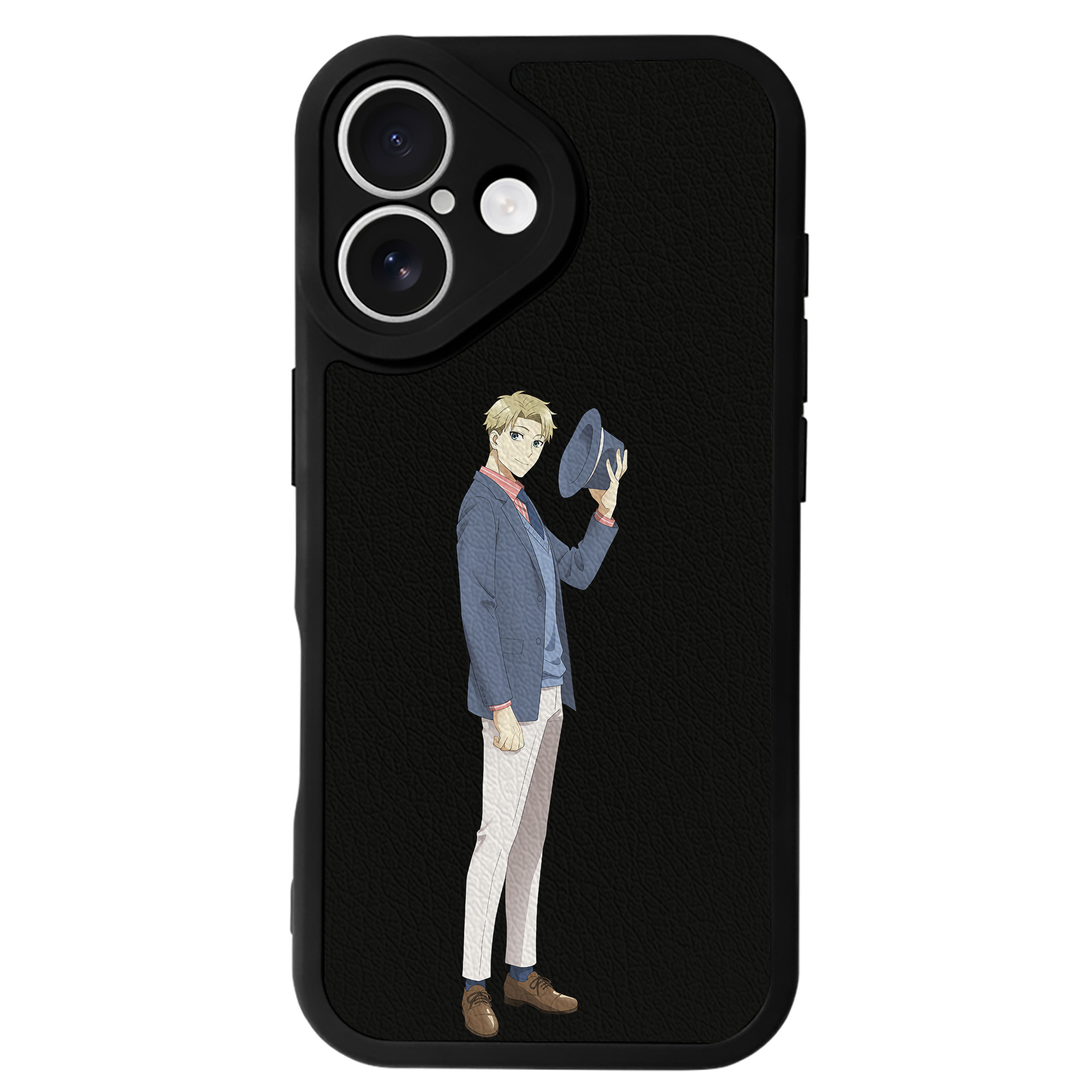 （画像用） SPY×FAMILY间谍家家酒 【iPhone 16シリーズ対応】シリコンスマホケース（レザー調） 材質：シリコン
